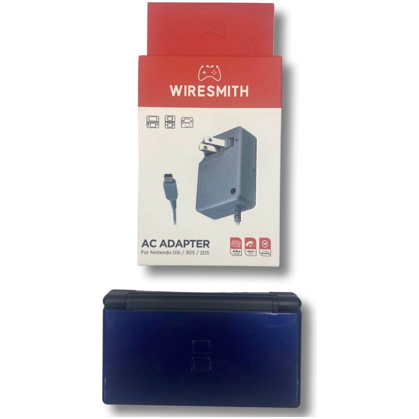 Cobalt & Black Nintendo DS Lite (Re-Shelled)- Nintendo DS -