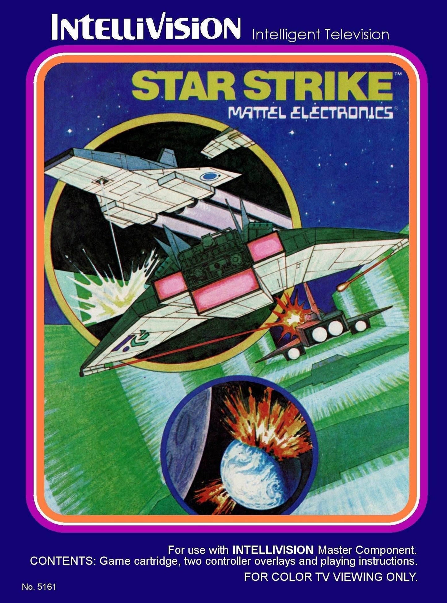 Star Strike (Intellivision) - Game Manual Only