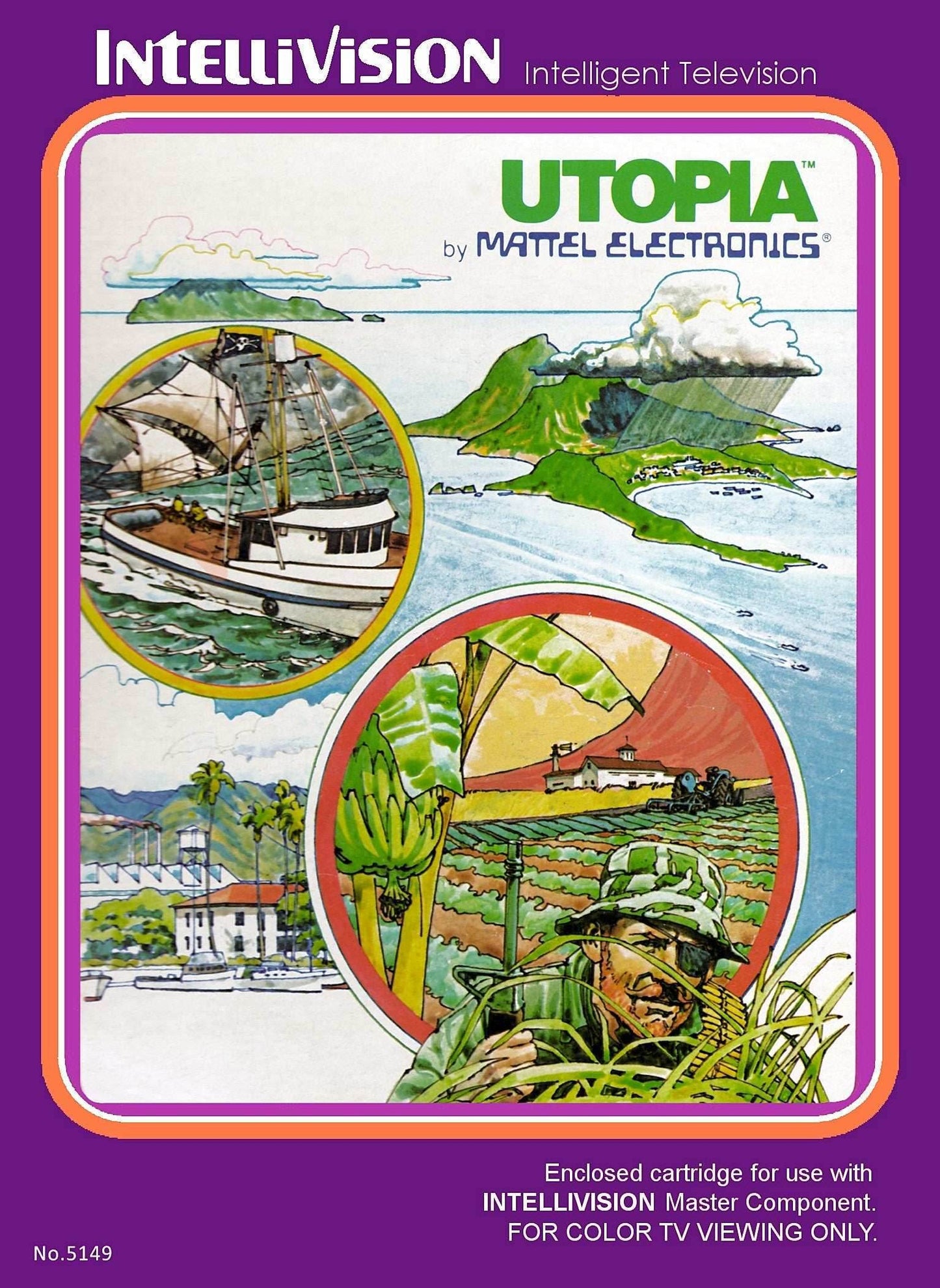 Utopia (Intellivision) - Game Manual Only