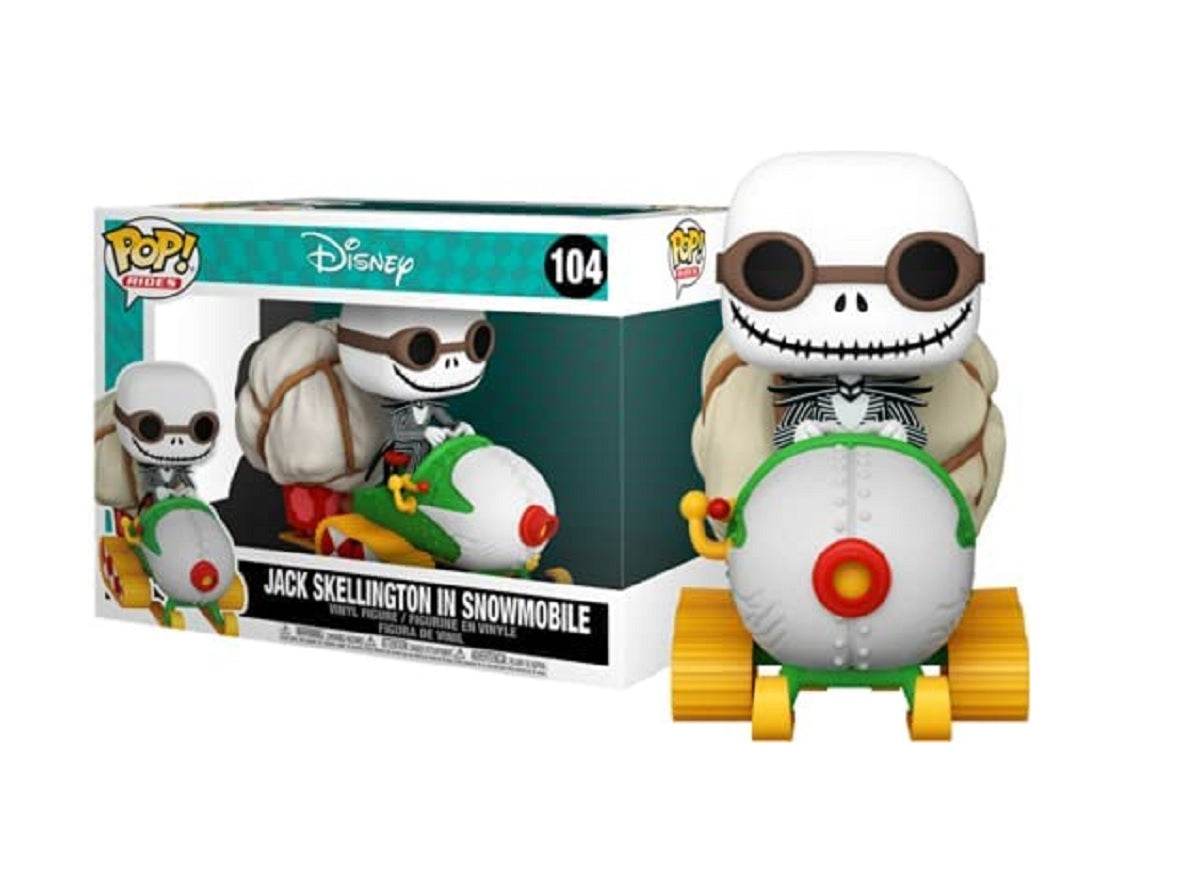 Funko Pop! Ride Super Deluxe: Nightmare Before Christmas - Jack and Snowmobile Vinyl Figure -