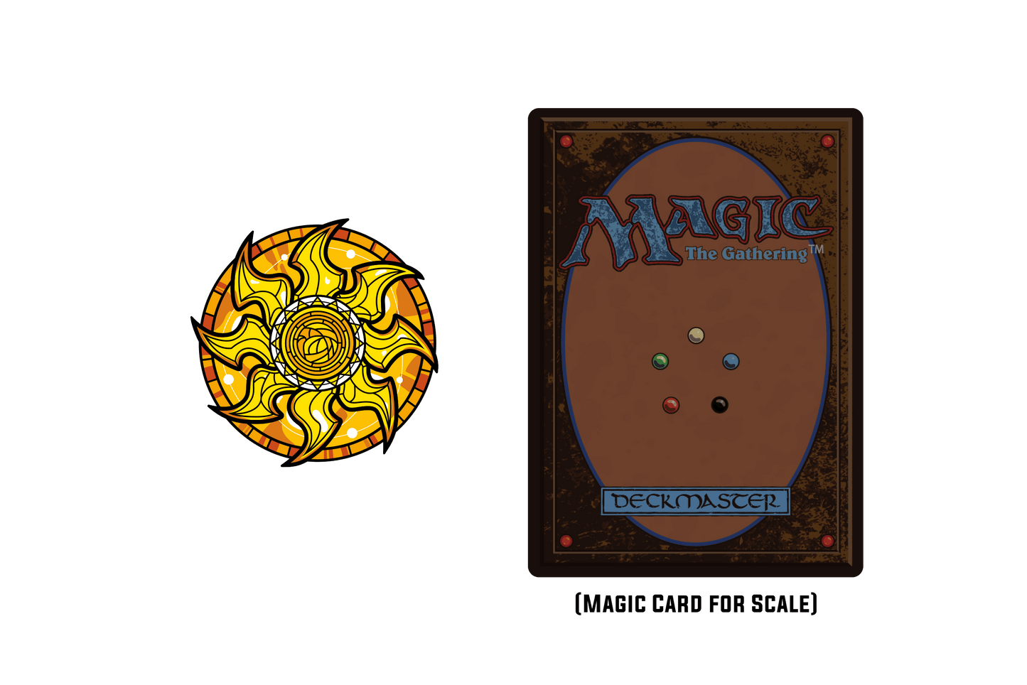 Magic: the Gathering - Stained Glass Plains Pin -