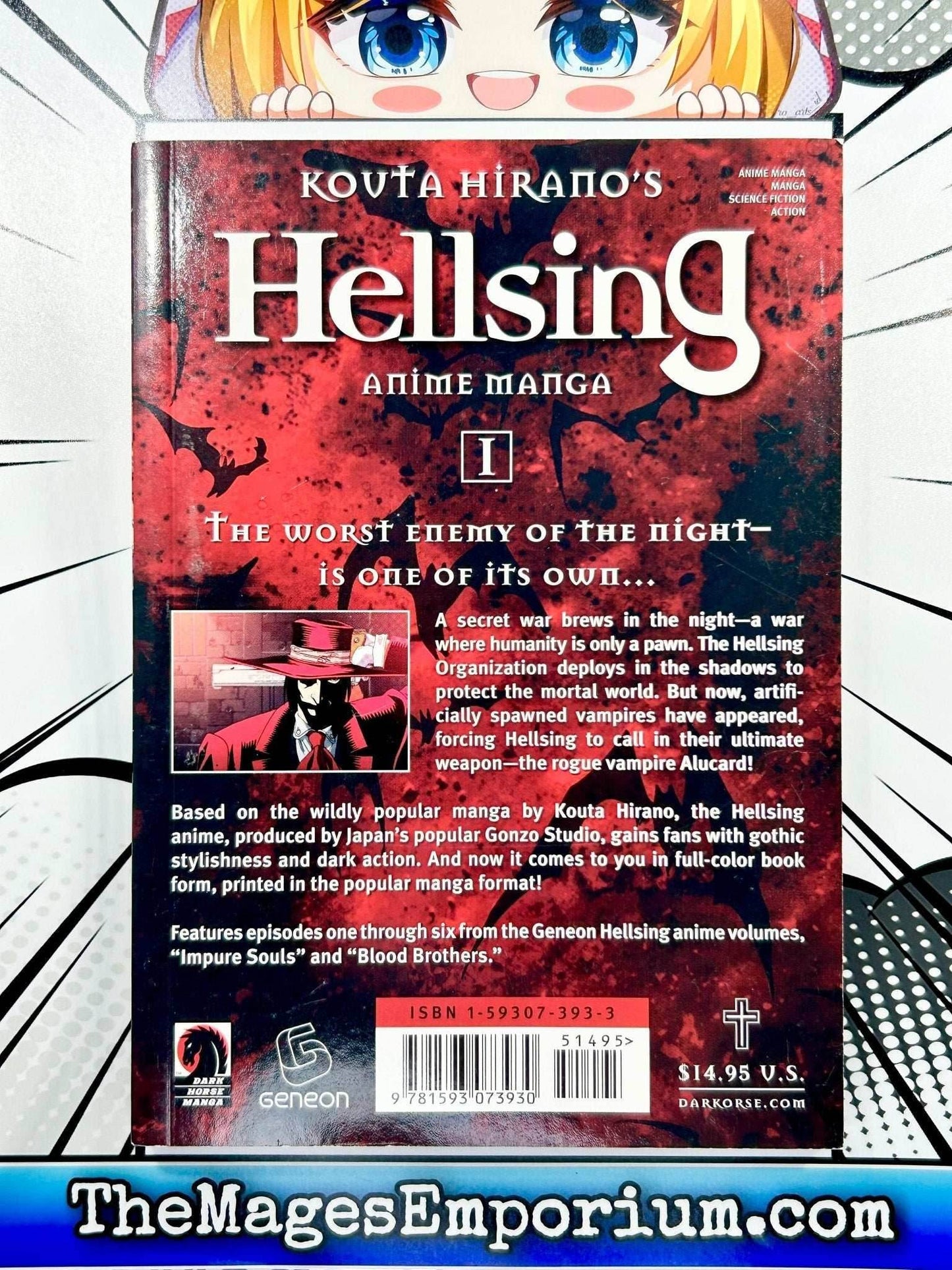 Hellsing Anime Manga Vol 1 -