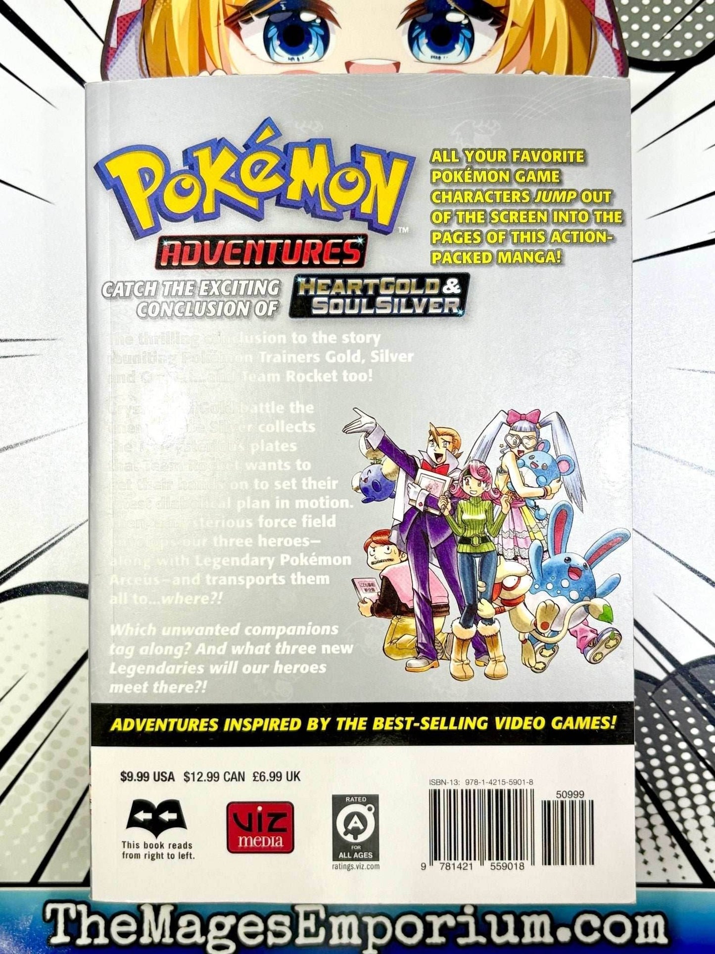 Pokemon Adventures Hear Gold and Soul Silver Vol 2 -