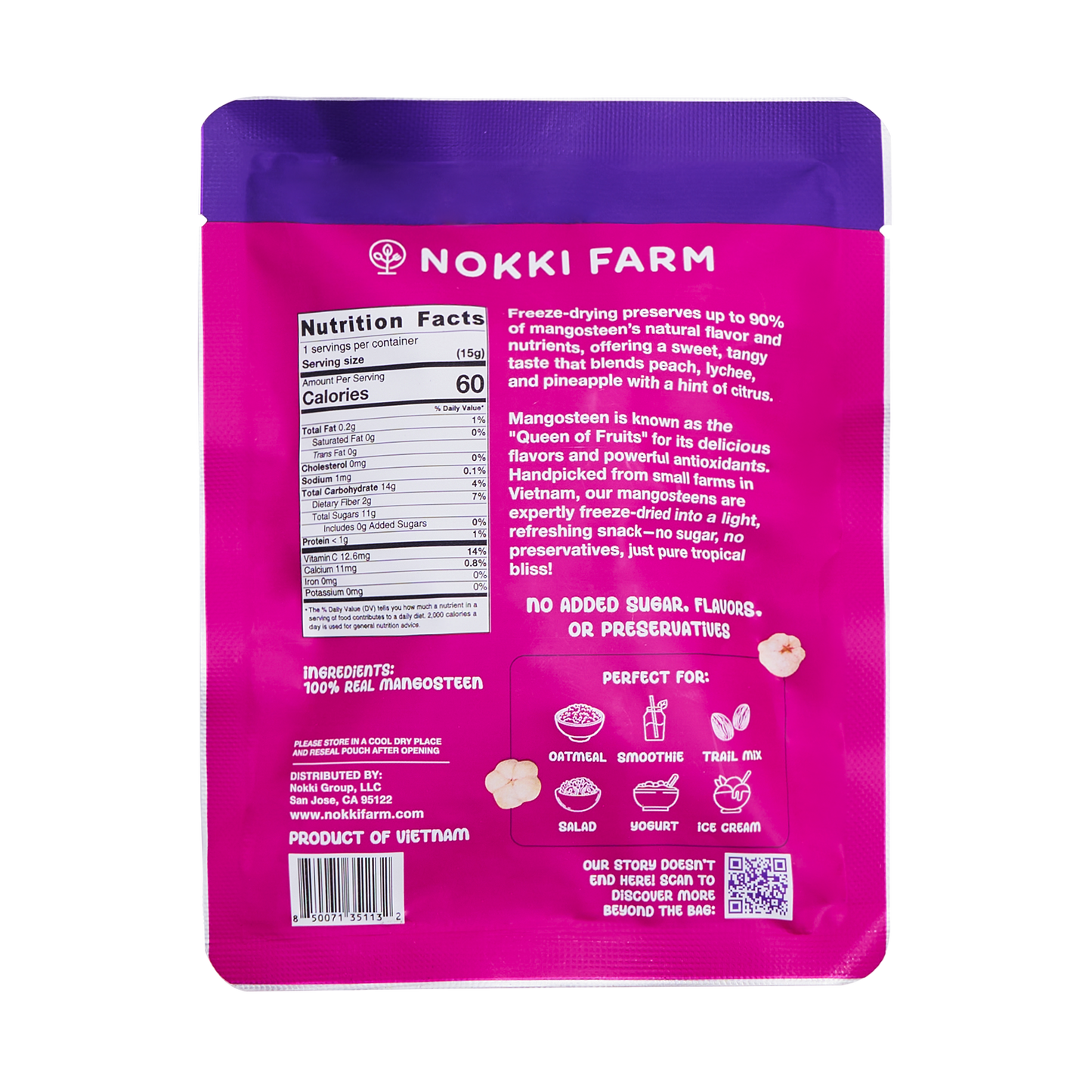 Freeze-Dried Mangosteen (Ship by Jan 15th or sooner)