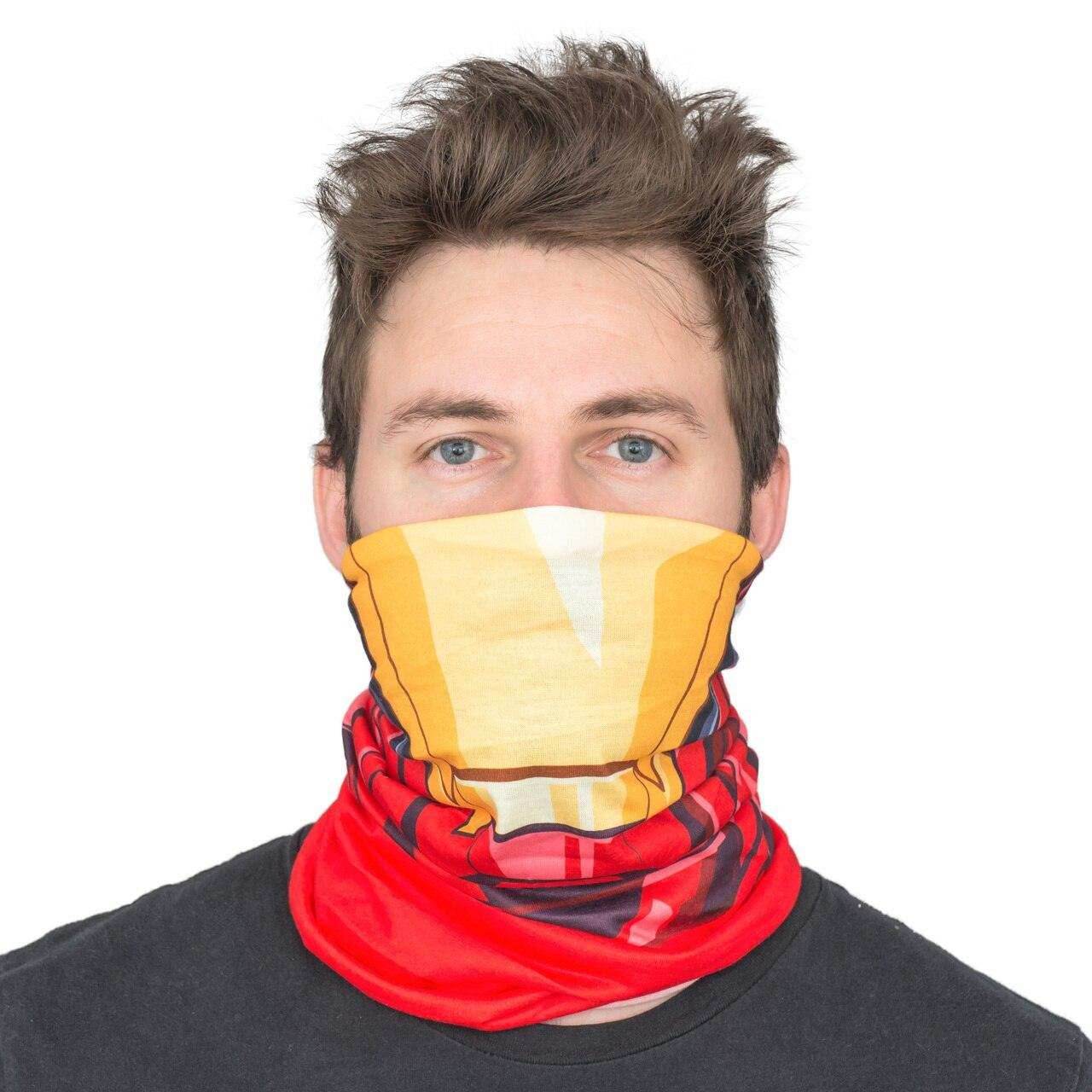Marvel Iron Man Multi-Purpose Neck Gaiter Scarf Bandana -
