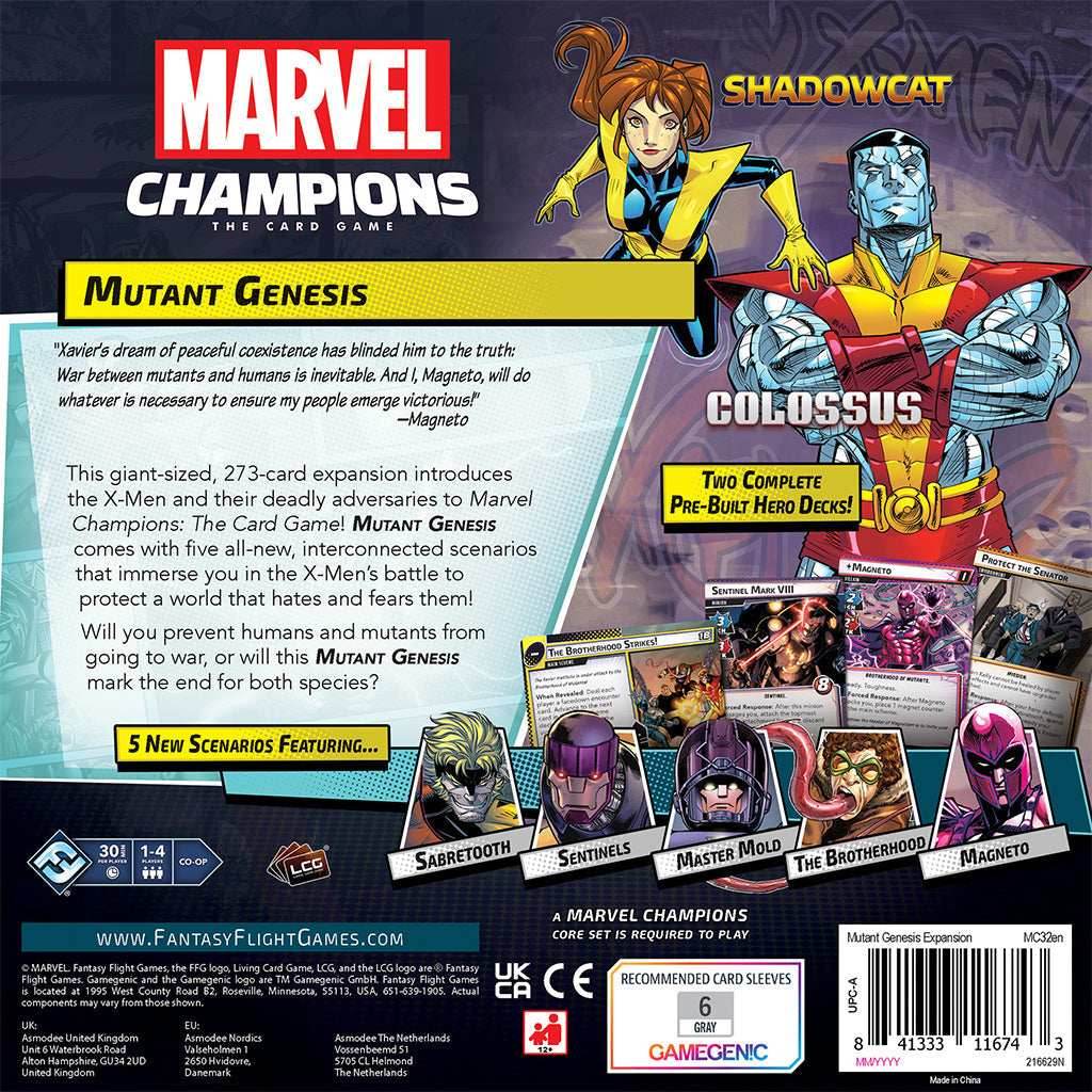 Marvel Champions LCG: Mutant Genesis Expansion -