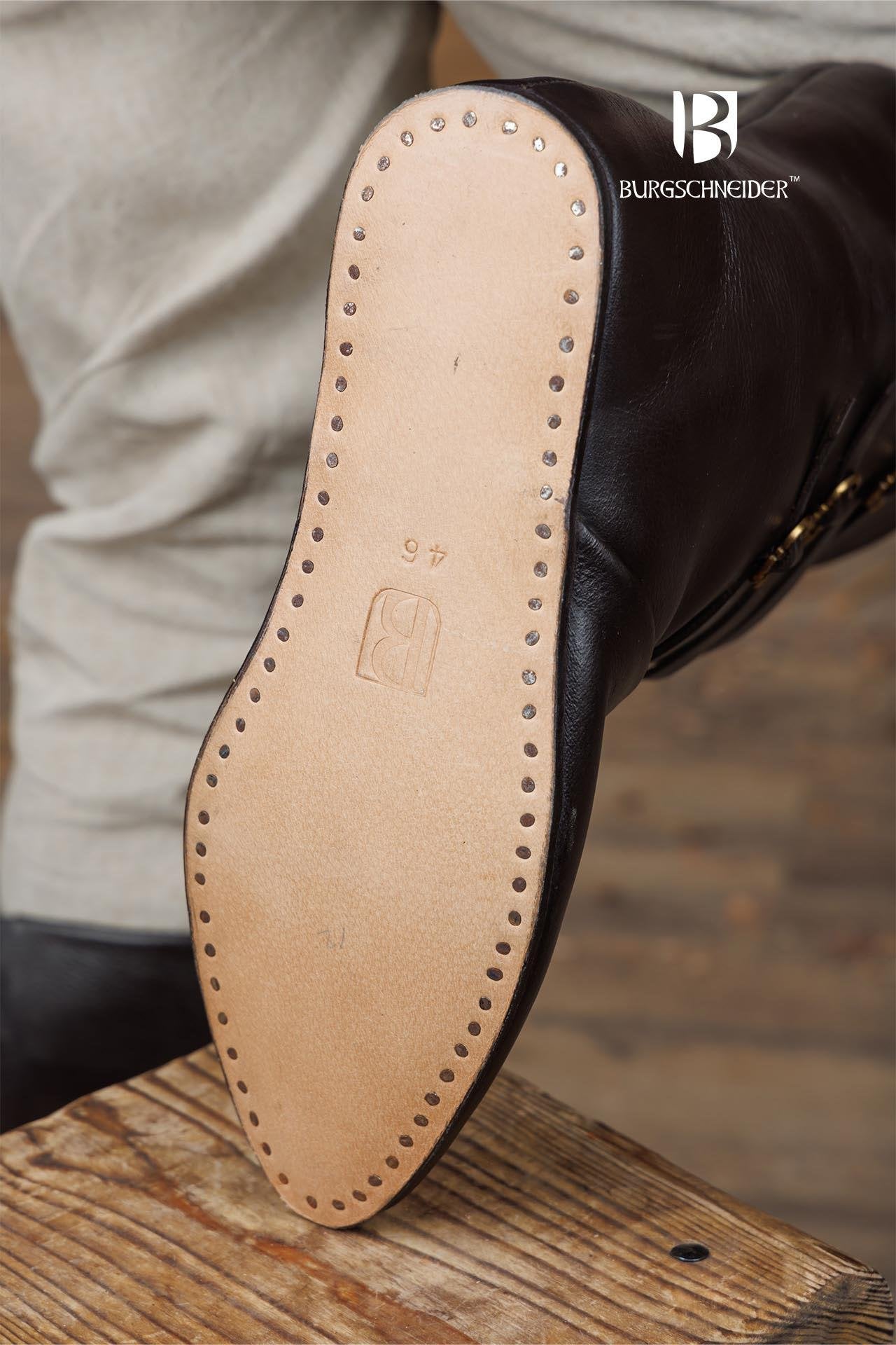 Medieval Boots Ernest Dark Brown