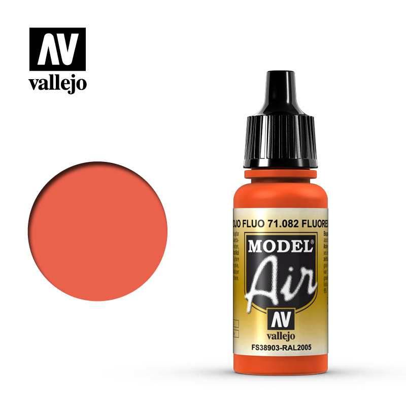 Model Air: Fluorescent Red -