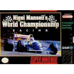 Nigel Mansell's World Championship Racing - Super Nintendo -