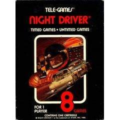 Night Driver - Atari 2600 - Tele Games - Game Only