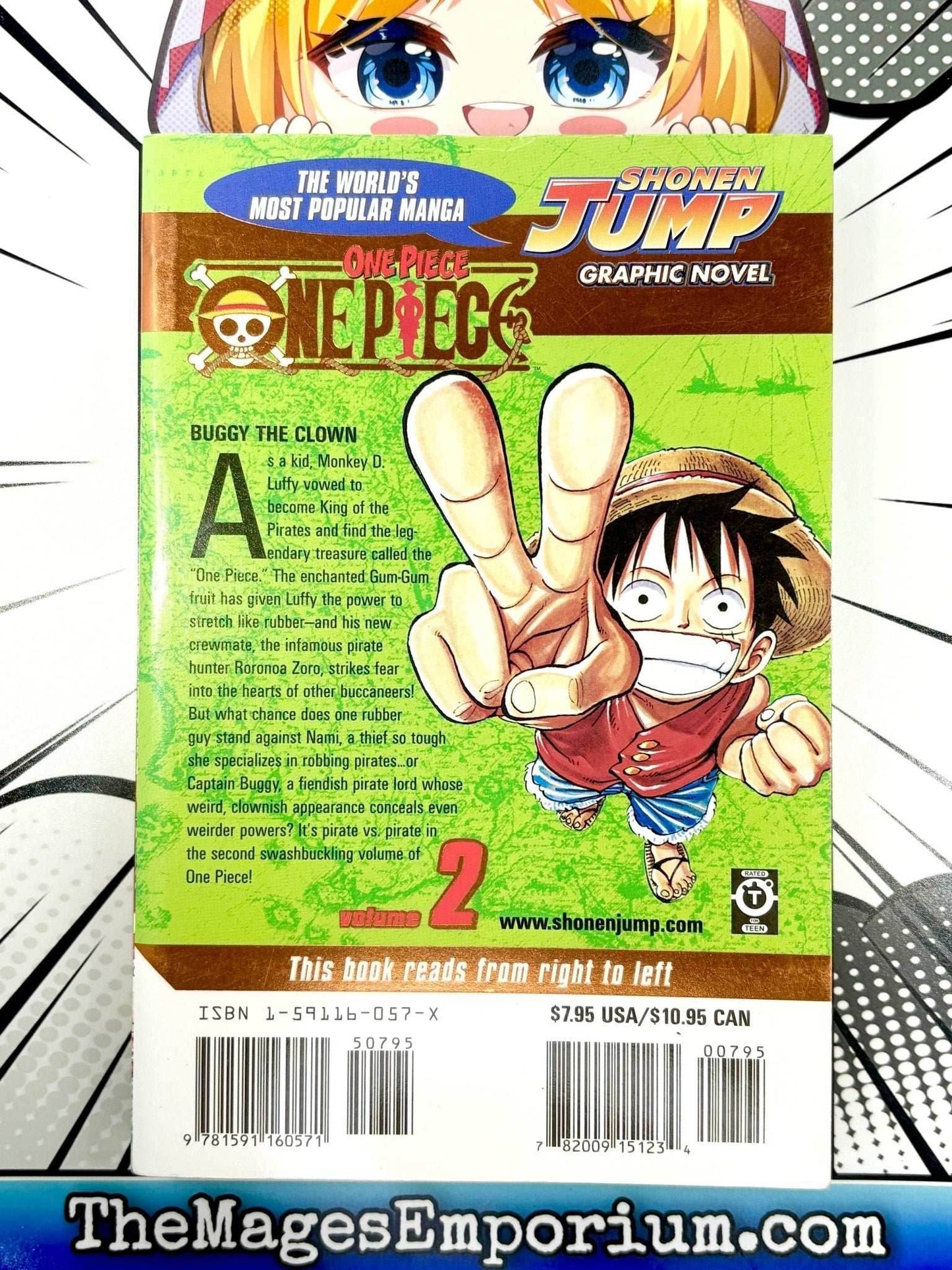 One Piece Vol 2 Gold Foil -