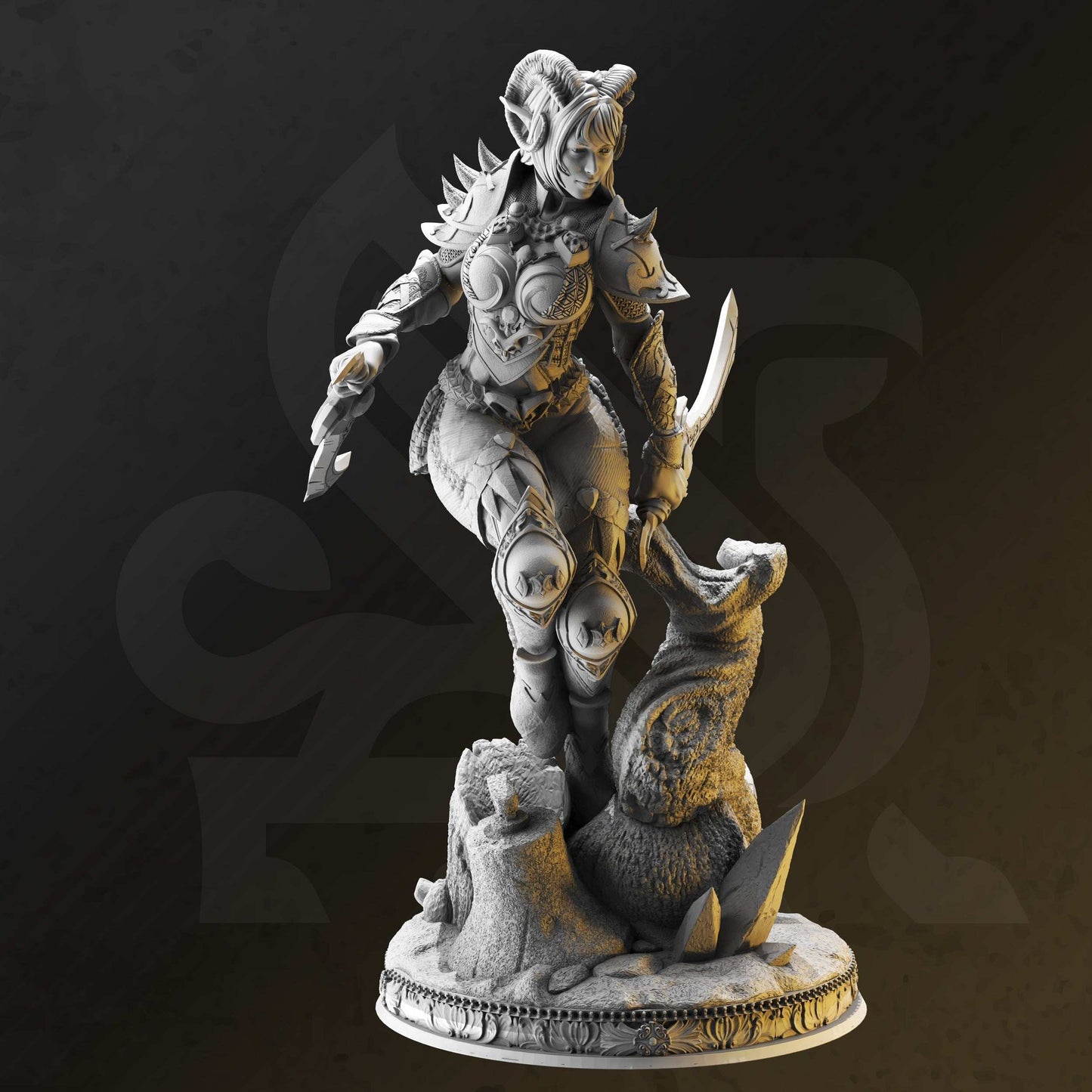 Orlena, Master of Poisoned Talons (Female Tiefling Rogue) -