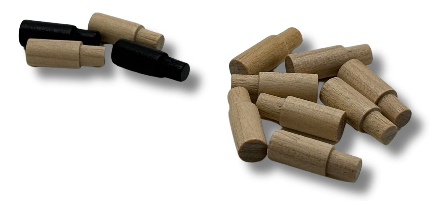 Magnetic Clasp Storage Box With 2 Pegs; Scoring Track for Std Crokinole + 28 discs (2024 Version)