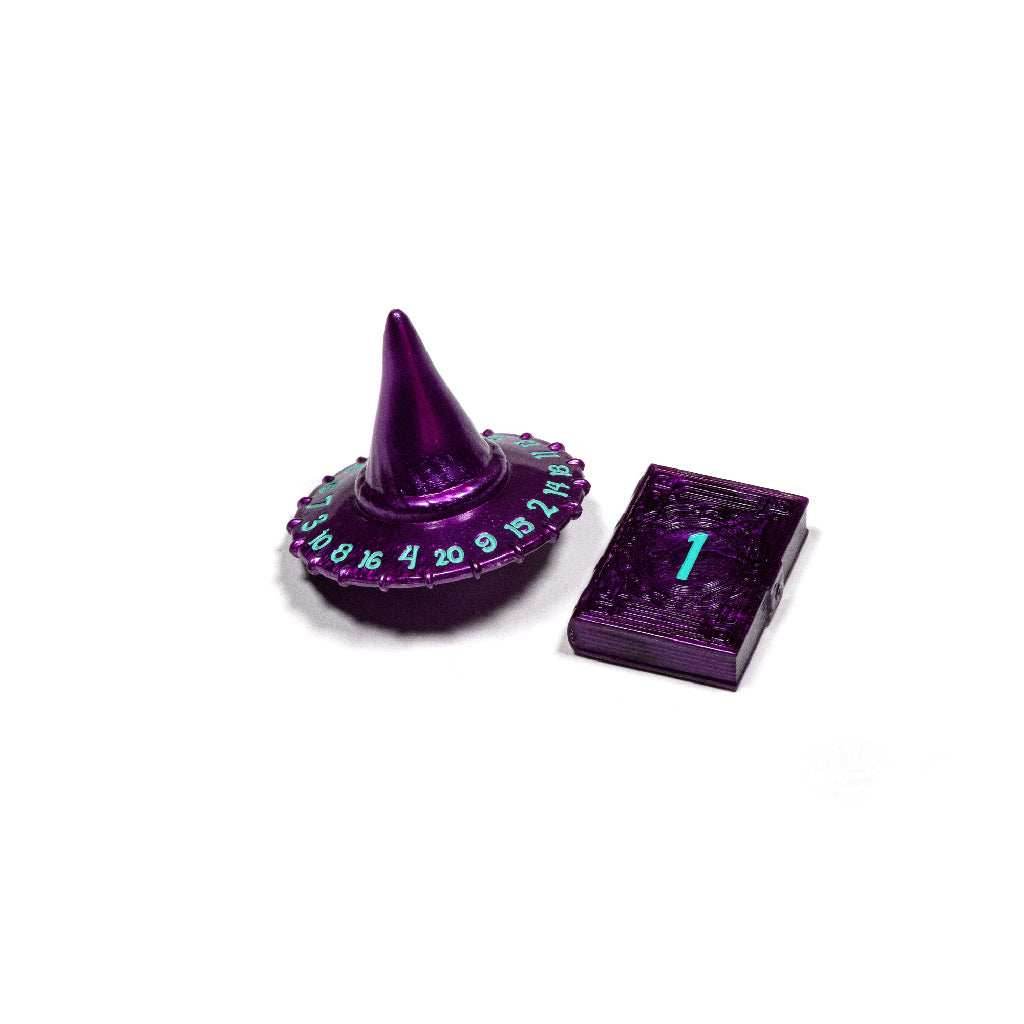 PolyHero Wizard d20 Wizard Hat & d2 Spellbook - Wizardstone -