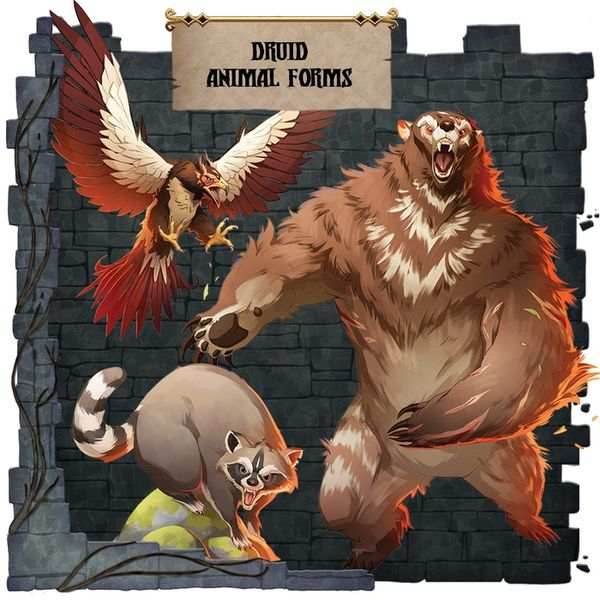 Massive Darkness 2: Druids vs Beelzebub Heroes & Monster Set -