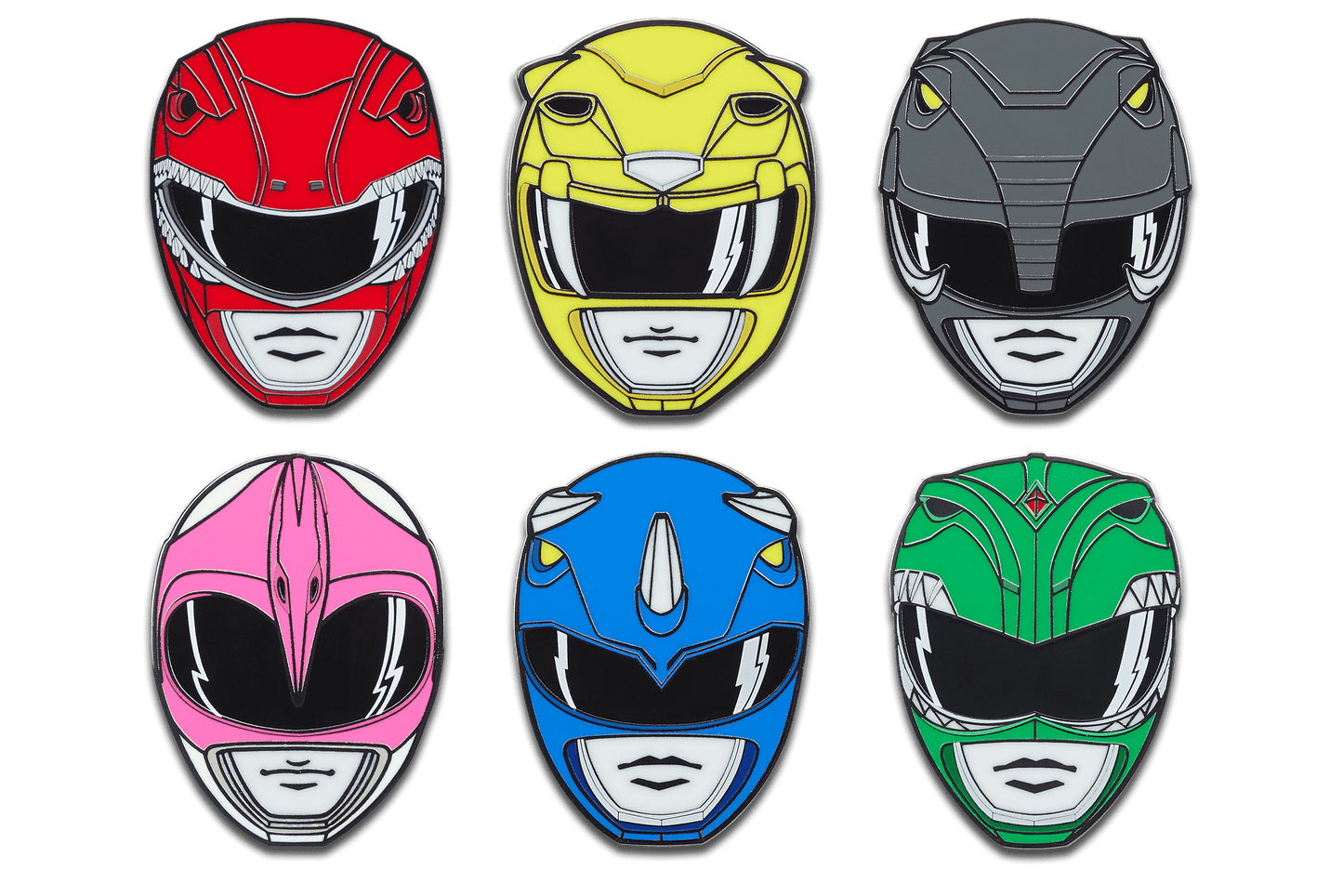 Power Rangers Pin Set -