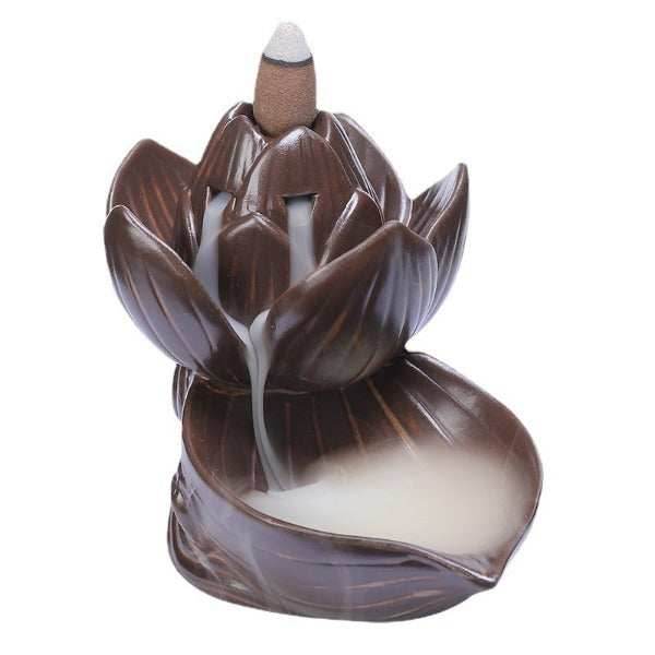 Lotus Flower Backflow Incense Burner -