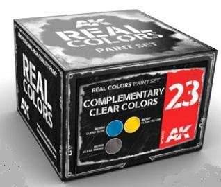 AK Interactive: Real Colors - Complementary Clear Colors Set -