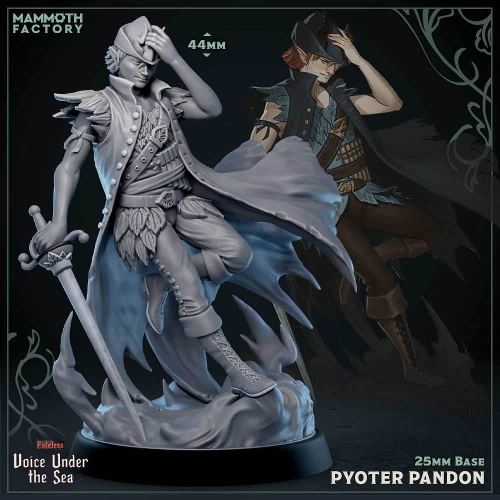 Pyotr Pandon, Prince of the Neverisles (Male Fey Rogue Pirate) -