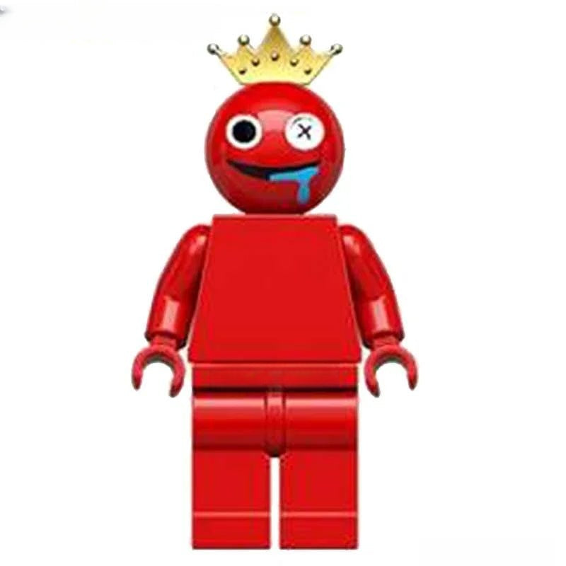 Rainbow Friends Red Lego Minifigures Custom Toys