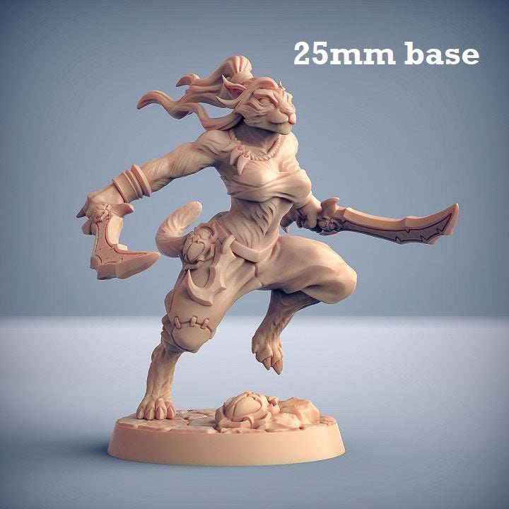 Rakshakin Headhunter: Sculpt F (Female Tabaxi Fighter) -