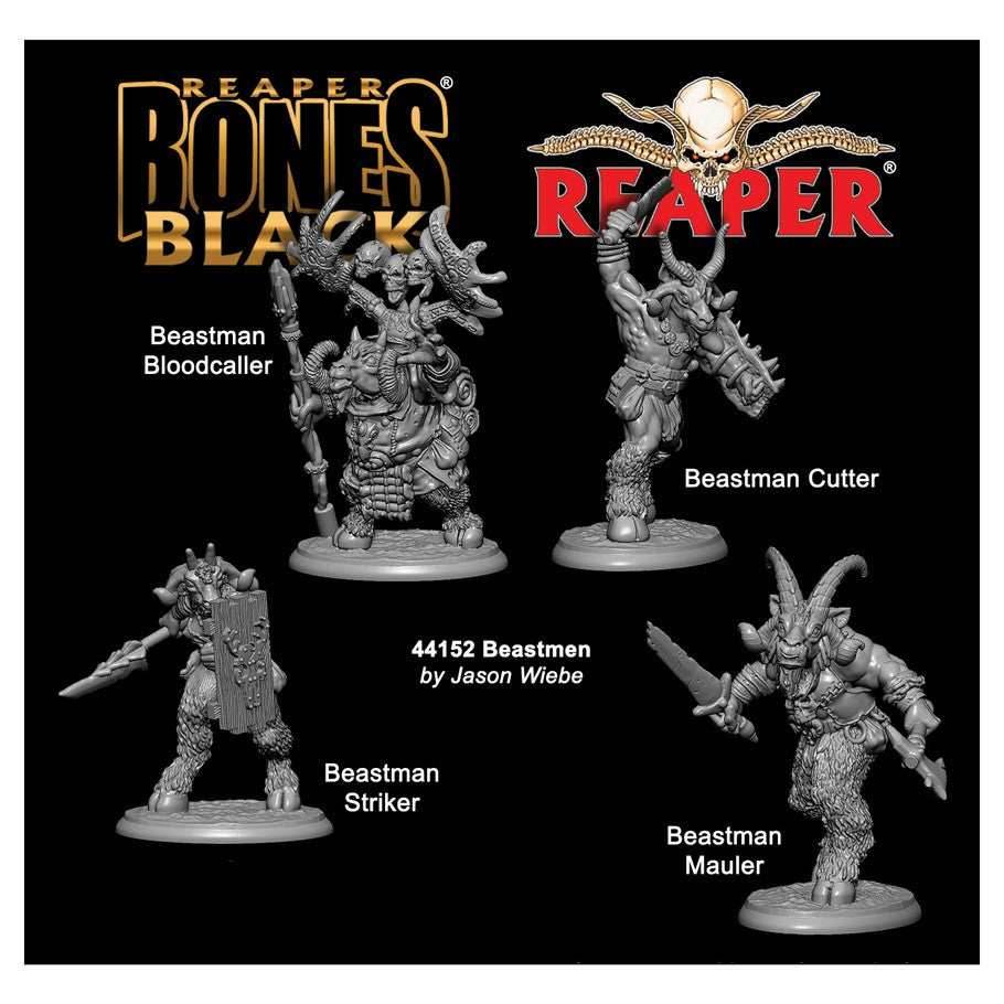 Reaper Bones Black: Beastmen (4) -