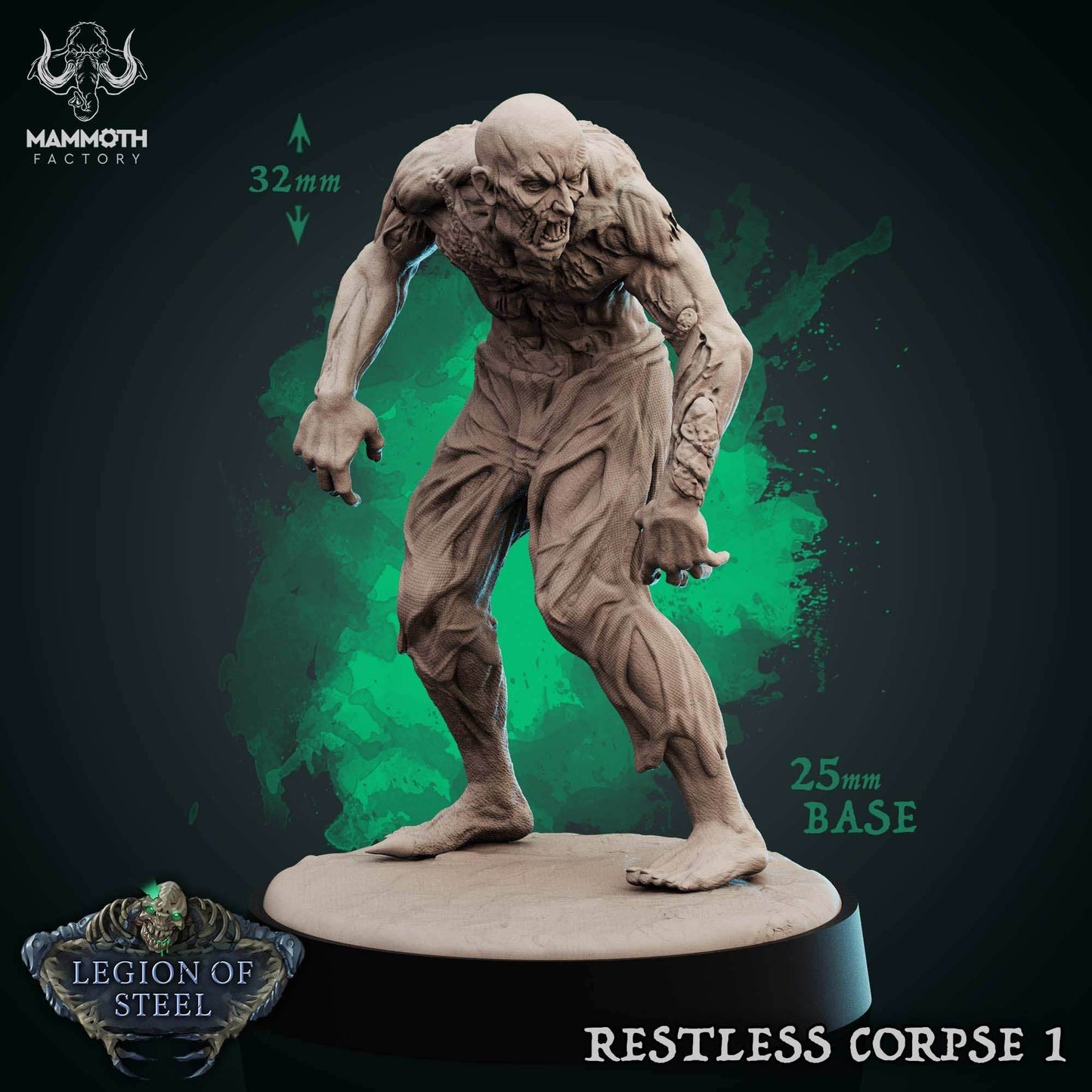 Restless Corpse: Sculpt 1 (Shambling Zombie) -