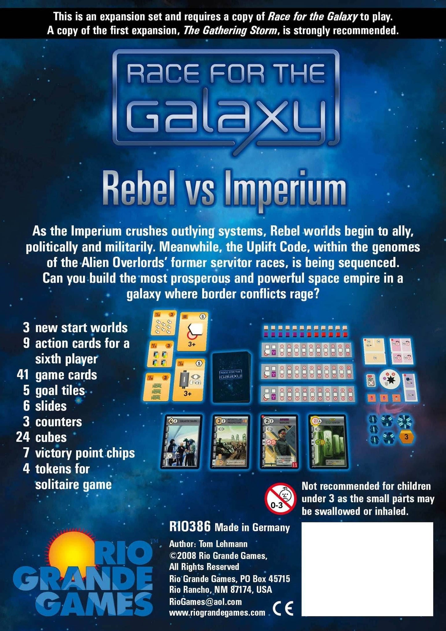 Race for the Galaxy: Rebel vs Imperium -