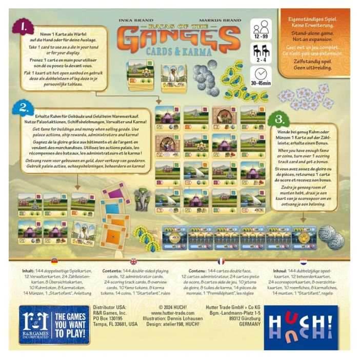 Rajas of the Ganges: Cards & Karma -