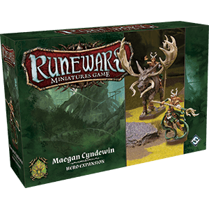 Runewars Miniatures Game: Maegan Cyndewin Hero Expansion -