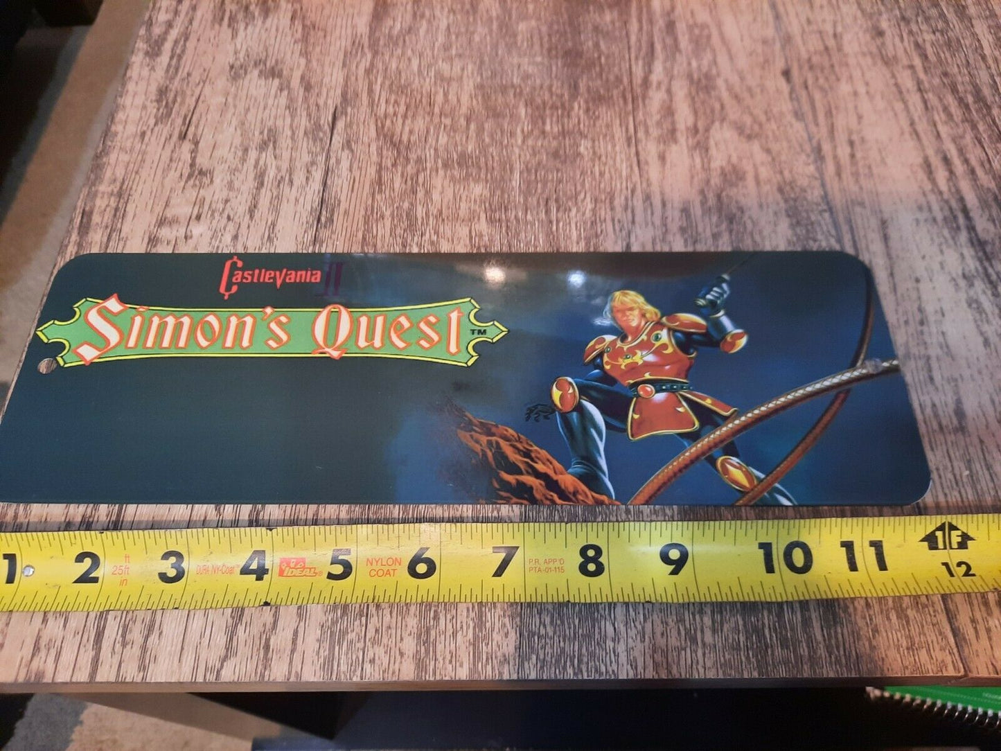 Castlevania II: Simon's Quest Classic Video Game Marquee Banner 4x12 Metal Arcade Sign Retro 1980s