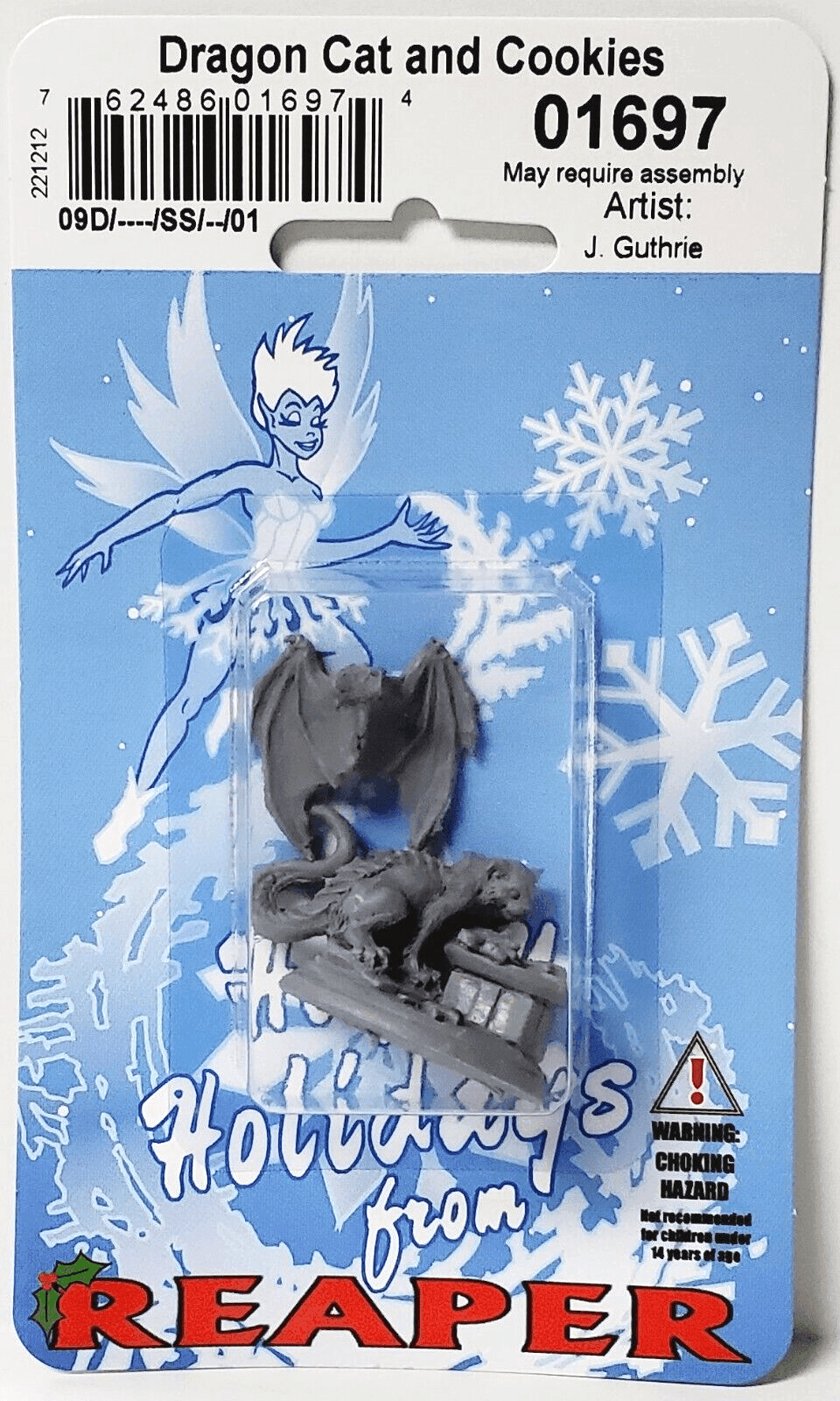 Reaper Miniatures Holiday: Dragon Cat and Cookies -
