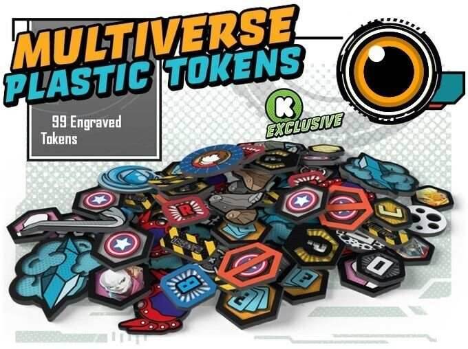 Marvel United: Multiverse Plastic Tokens - Kickstarter Exclusive -