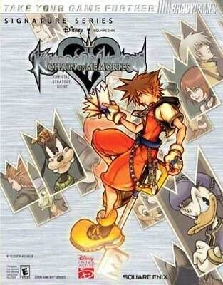 Kingdom Hearts: Chain Of Memories (Game + Strategy Guide) (Gameboy Advance) - Game & Guide Only