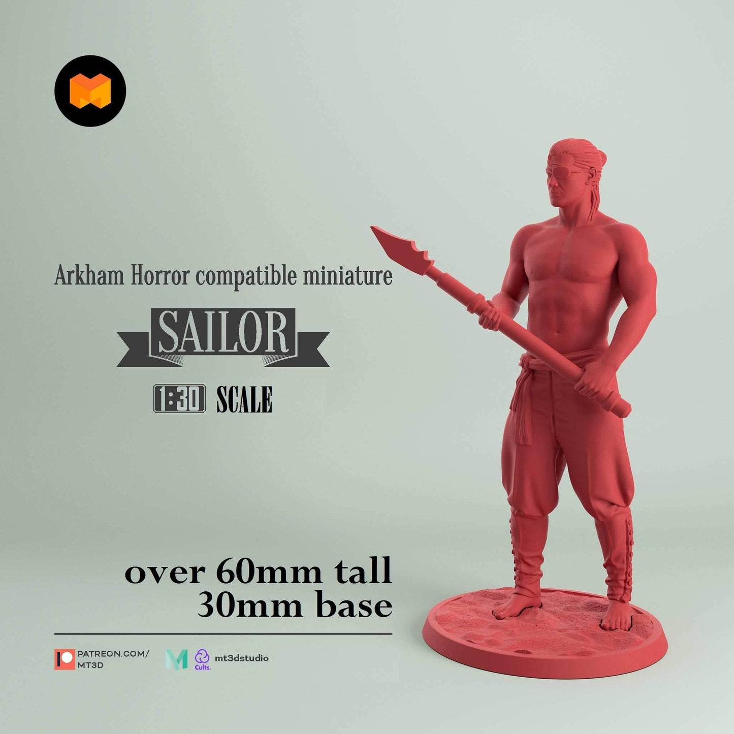 Arkham Compatible Investigator: The Sailor (Silas Marsh) -