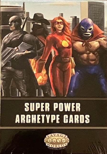 Savage Worlds Super Powers Archetype Cards -