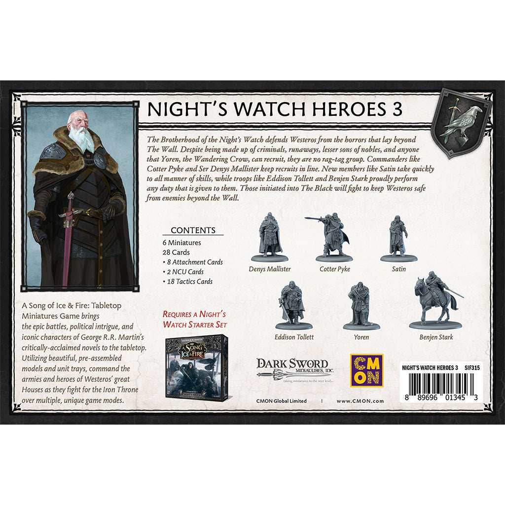 A Song of Ice & Fire: Night's Watch Heroes 3 -