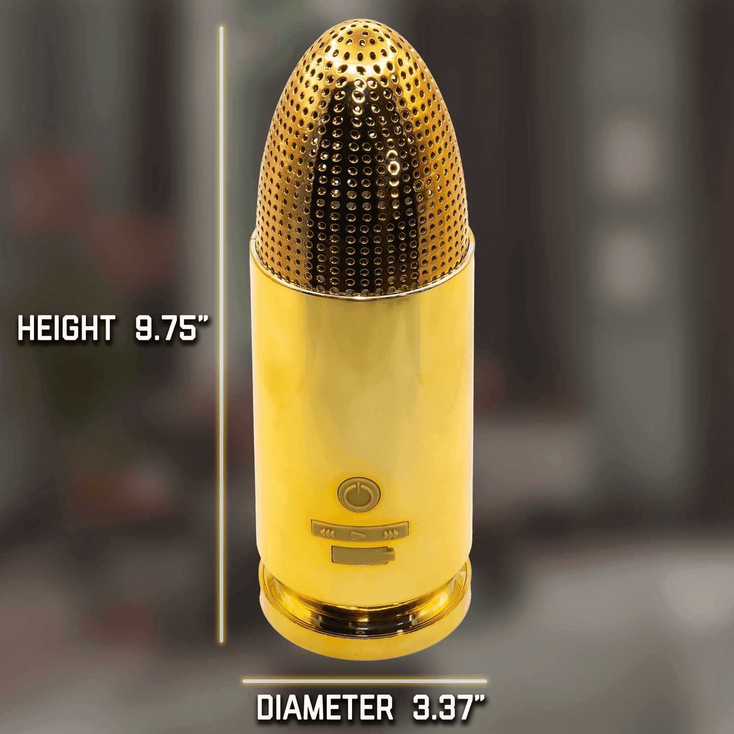 9mm Bullet Bluetooth Speaker -