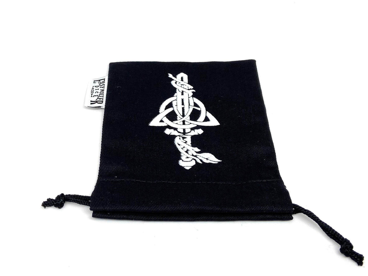 Small Cotton Twill Dice Bag - Dagger Design -