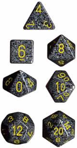 Speckled Polyhedral Urban Camo 7-Die Set -
