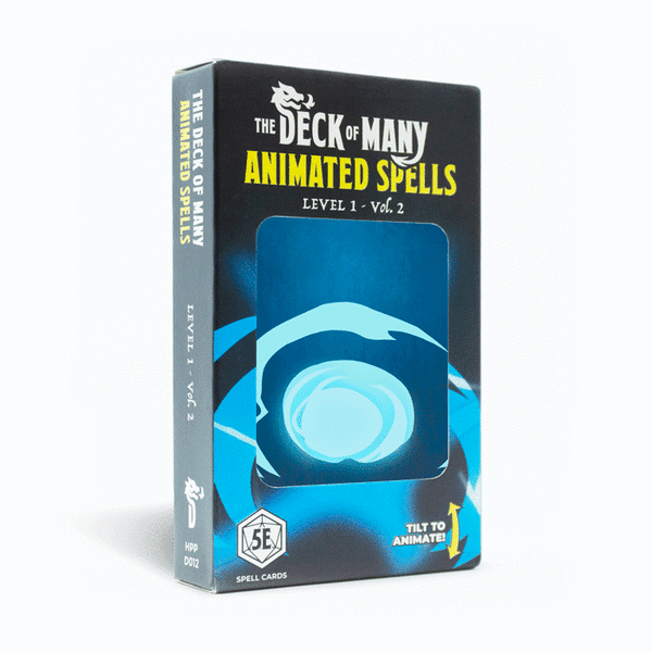 The Deck of Many: Animated Spells - Level 1 Volume 2 -