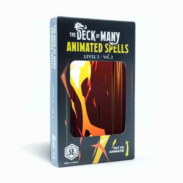 The Deck of Many: Animated Spells - Level 2 Volume 2 -