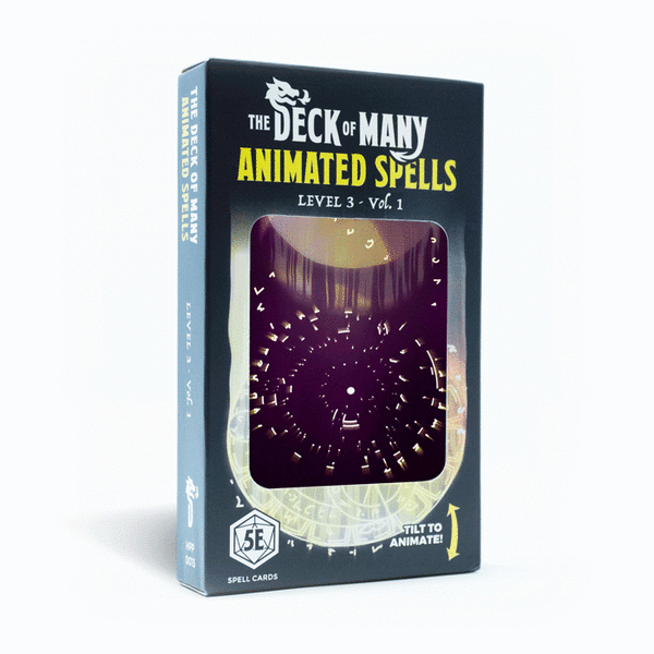 The Deck of Many: Animated Spells - Level 3 Volume 1 -