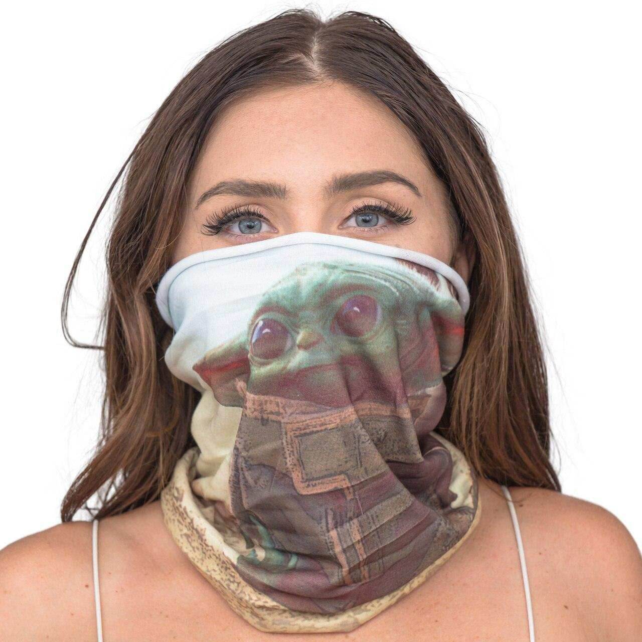 Star Wars The Mandalorian Baby Yoda Neck Gaiter -