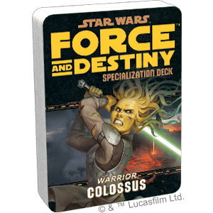 Star Wars: Force and Destiny: Colossus Specialization Deck -