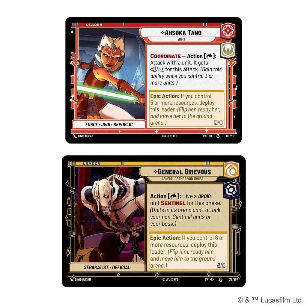 Star Wars Unlimited: Twilight of the Republic Two-Player Starter Kit -