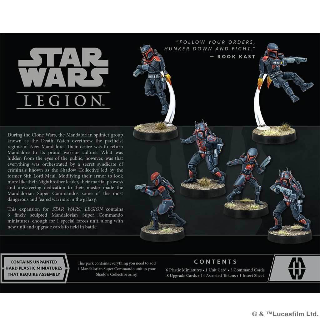 Star Wars Legion: Mandalorian Super Commandos -