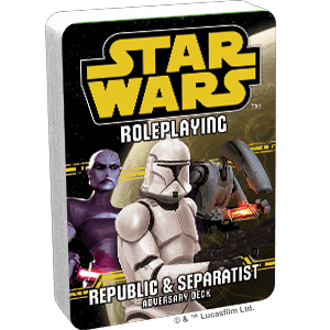 Star Wars Roleplaying: Republic and Separatist Adversary Deck -