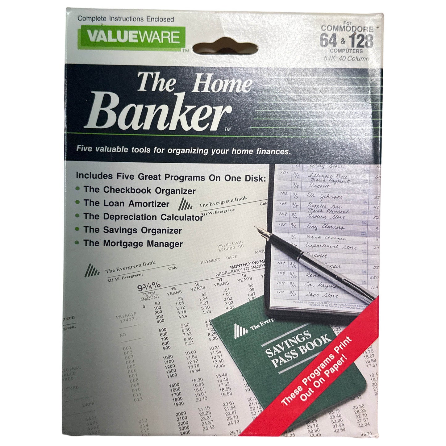 The Home Banker - Commodore 64/128 -