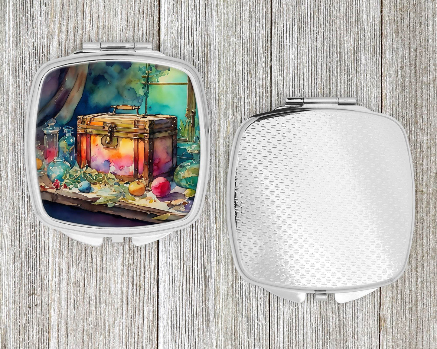 Treasure Chest Compact Mirror -